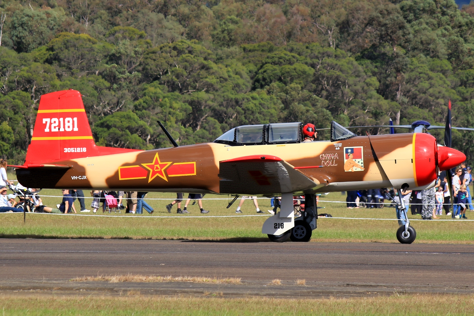 VH-CJX · Nanchang CJ-6 · (WOL / YWOL)