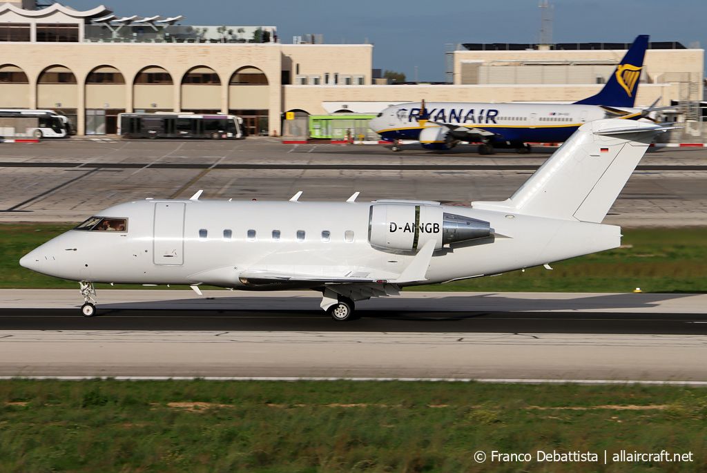 D-ANGB · Bombardier CL-600-2B16 Challenger 604 · (MLA / LMML)