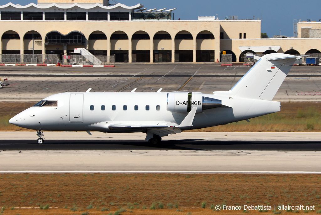 D-ANGB · Bombardier CL-600-2B16 Challenger 604 · (MLA / LMML)