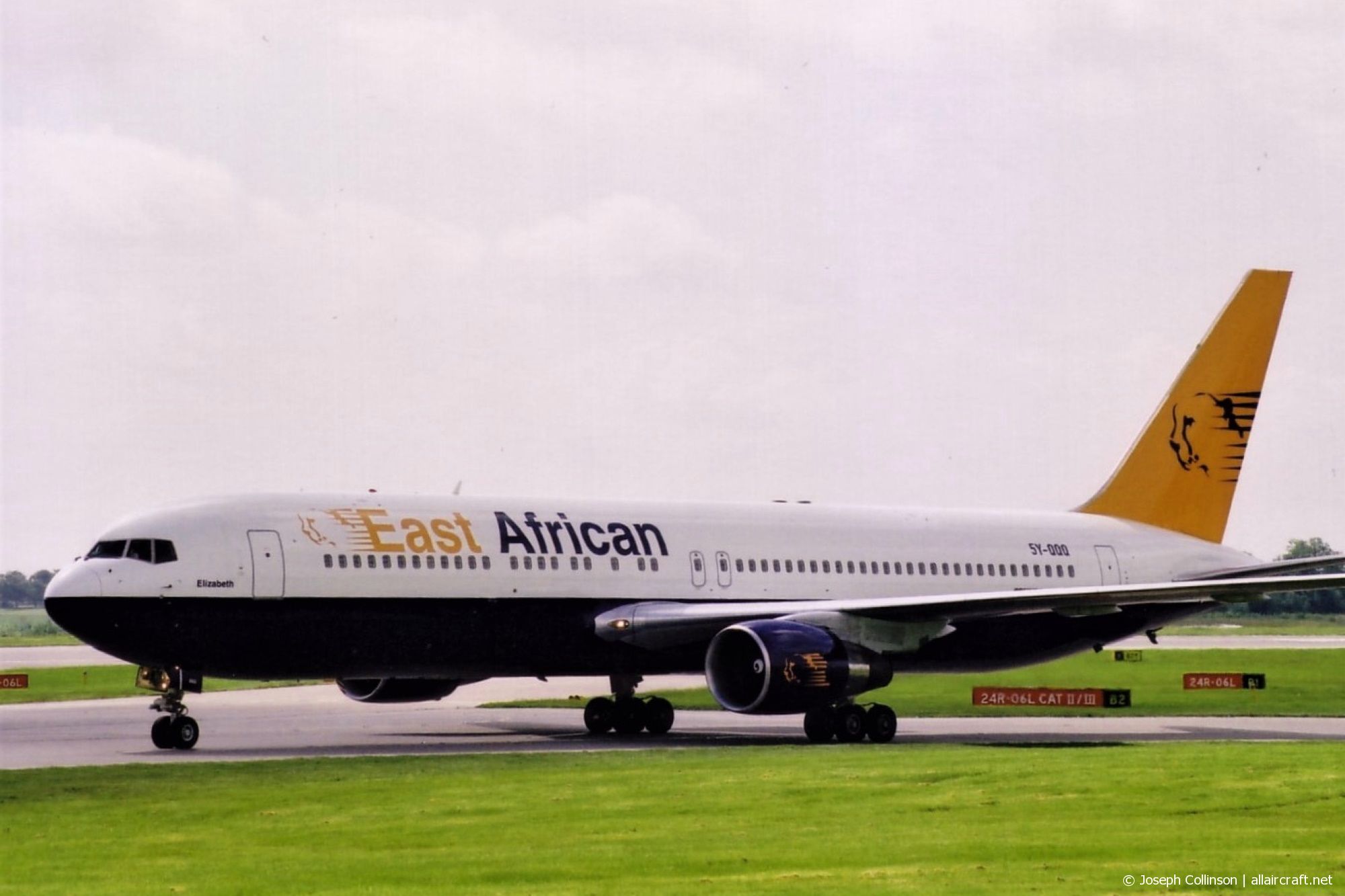 5Y-QQQ · Boeing 767-31A/ER · (MAN / EGCC)