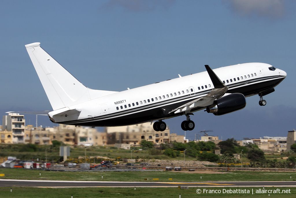 N999TY (37111) 2008 Boeing 737-7JR(WL) BBJ