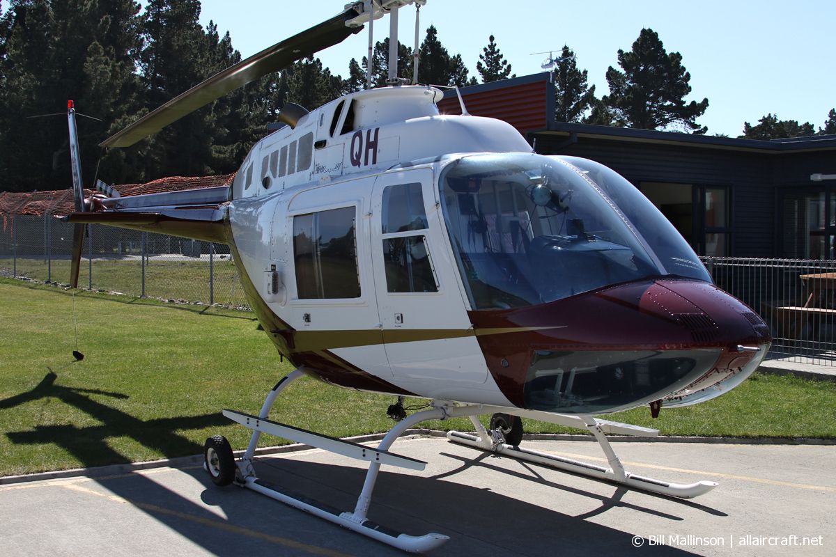 ZK-HQH · Bell 206B JetRanger III · (CHC / NZCH)