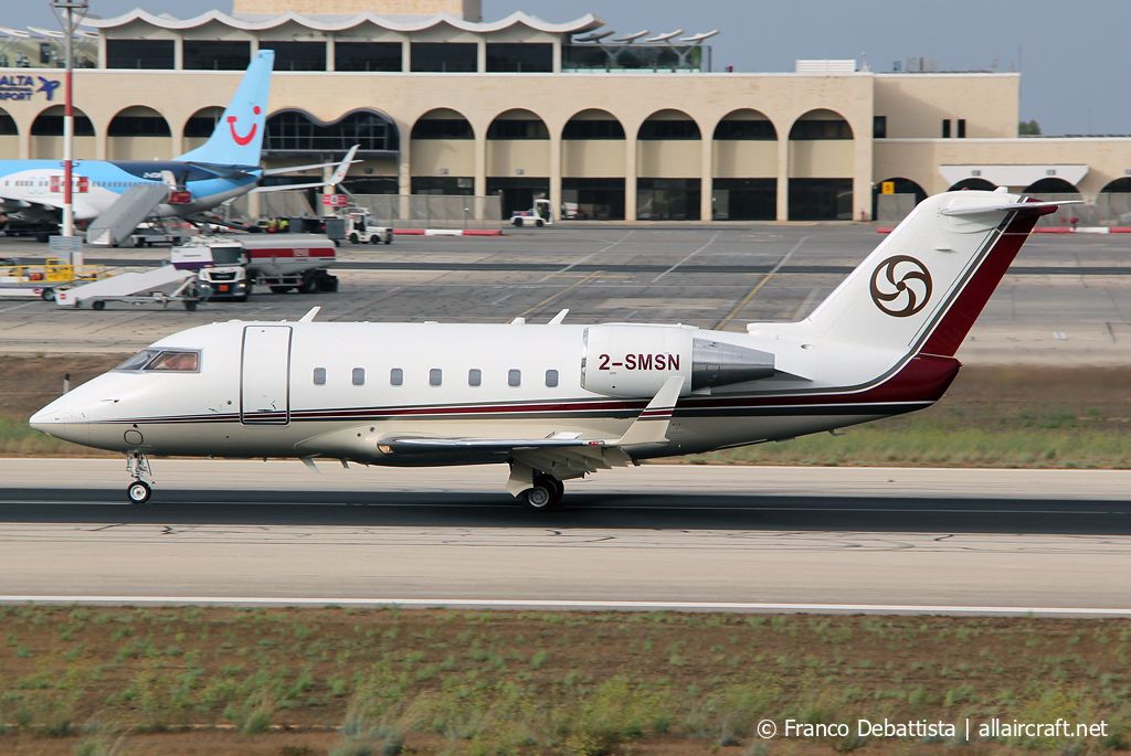2-SMSN · Bombardier CL-600-2B16 Challenger 601-3A · (MLA / LMML)