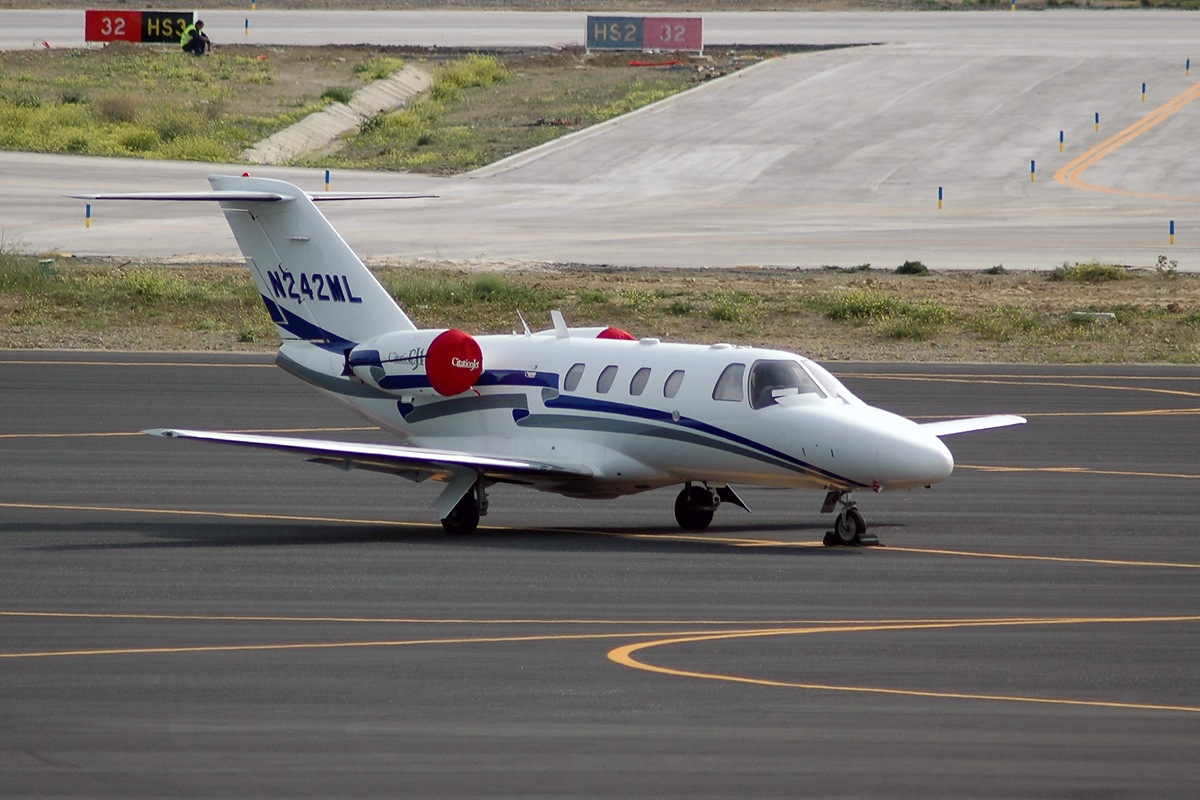 N242ML · Cessna 525 Citationjet CJ1 · (AGP / LEMG)