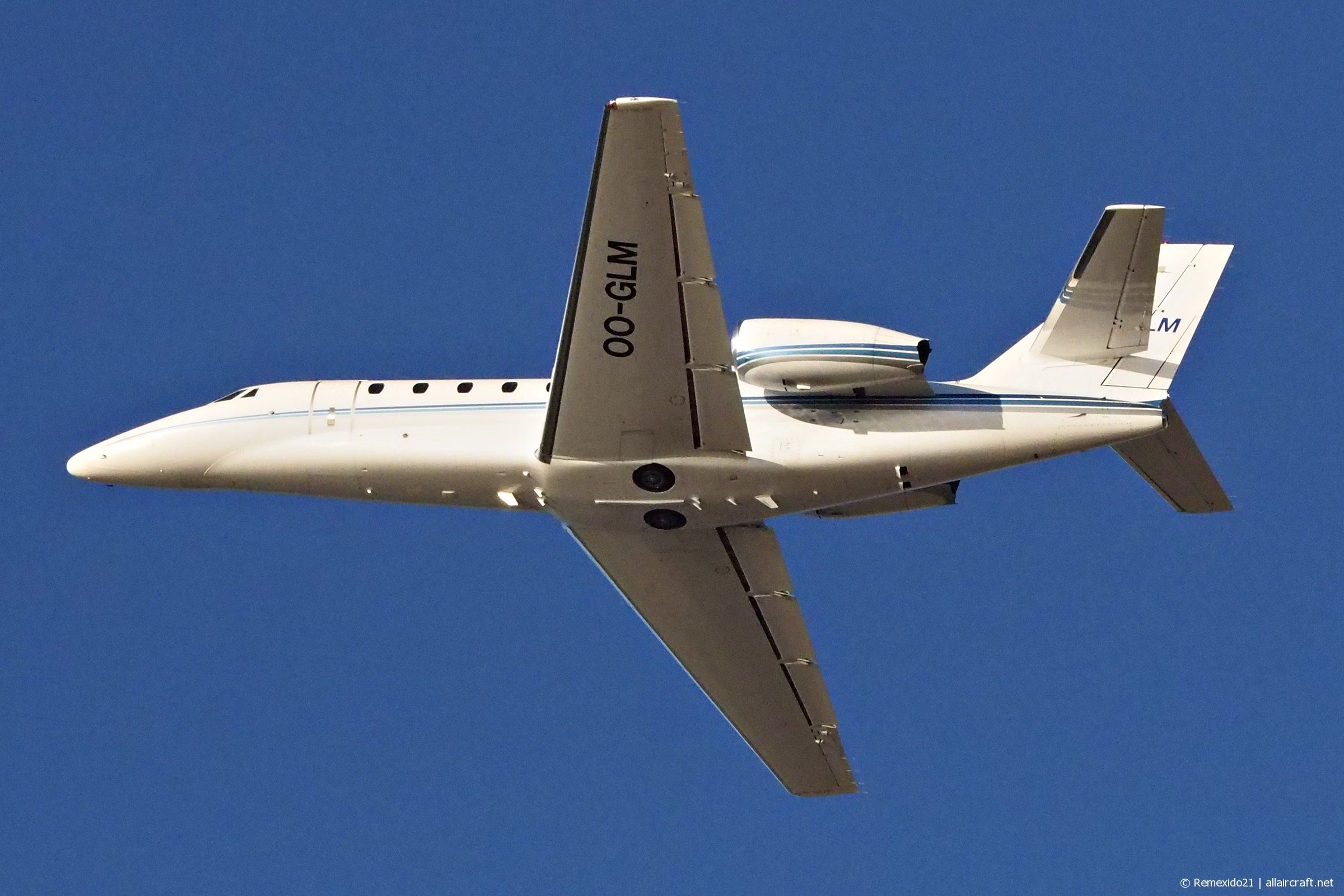 OO-GLM · Cessna 680 Citation Sovereign · (FAO / LPFR)