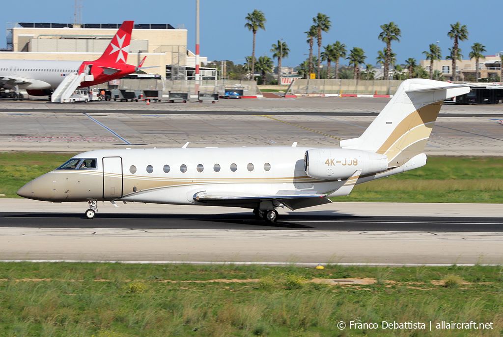 4K-JJ8 · Gulfstream Aerospace G280 · (MLA / LMML)