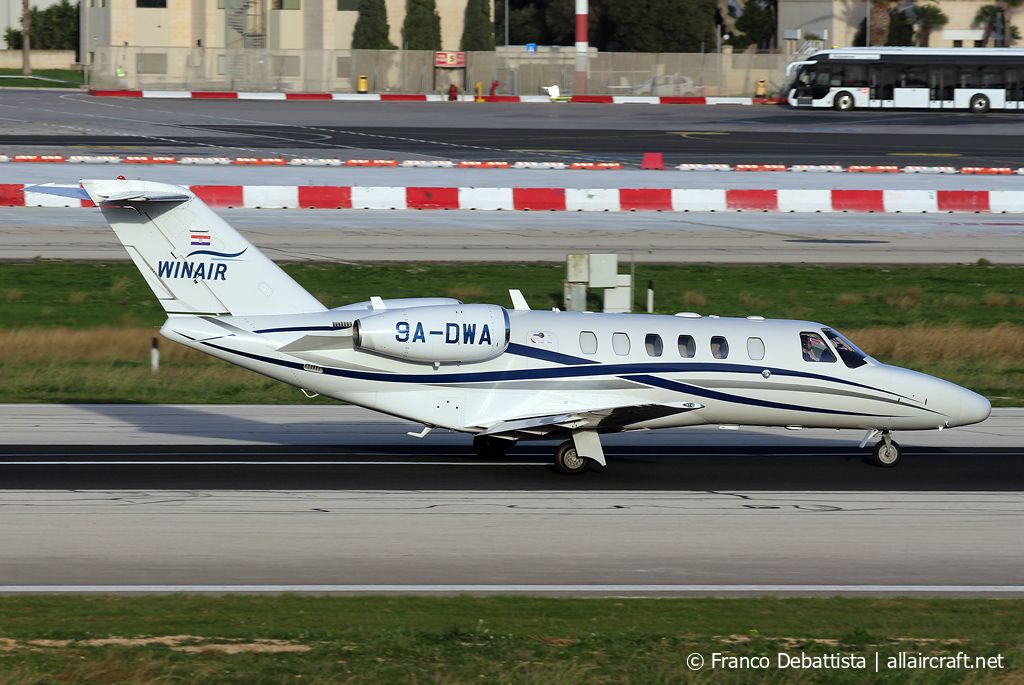 9A-DWA · Cessna 525A CitationJet CJ2 · (MLA / LMML)