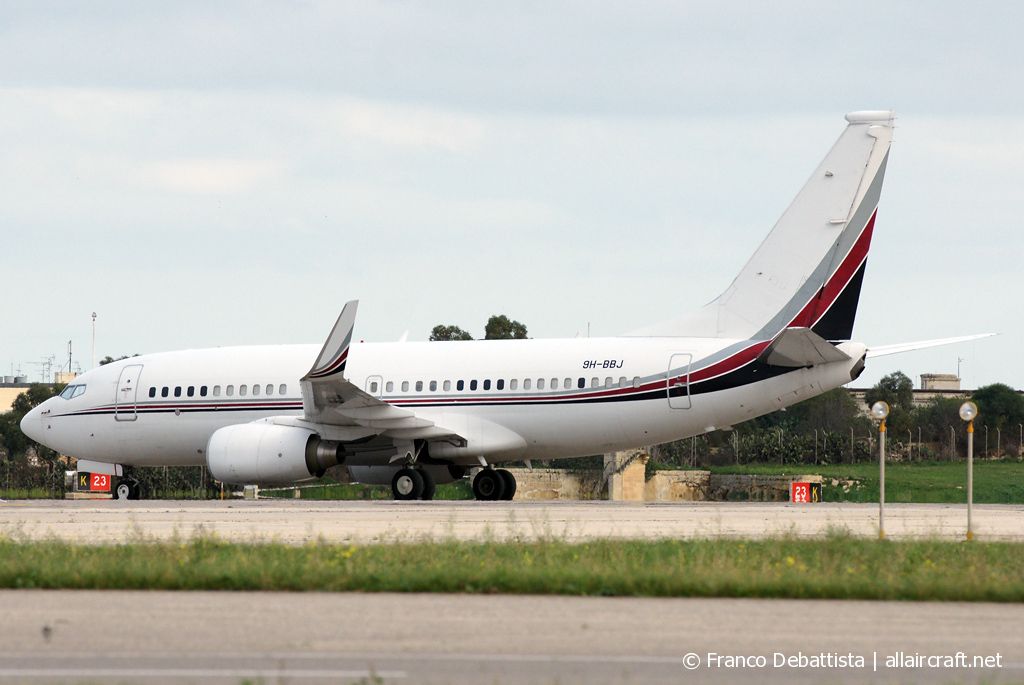 9H-BBJ · Boeing 737-7BC(WL) BBJ · (MLA / LMML)