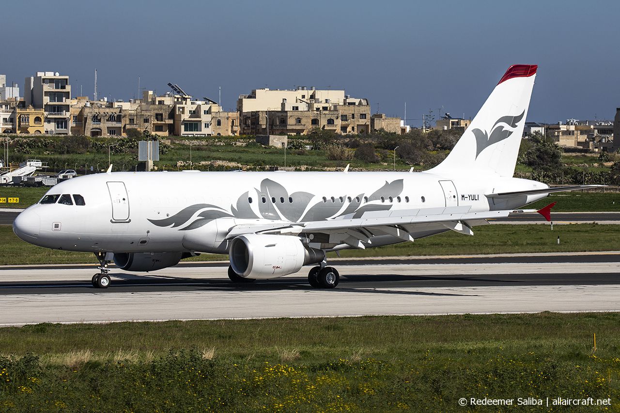 M-YULI · Airbus A319-115(CJ) · (MLA / LMML)