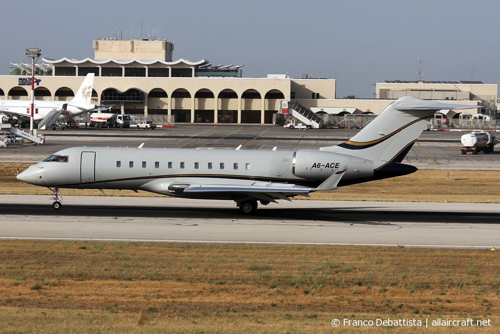A6-ACE · Bombardier BD-700-1A11 Global 5000 · (MLA / LMML)