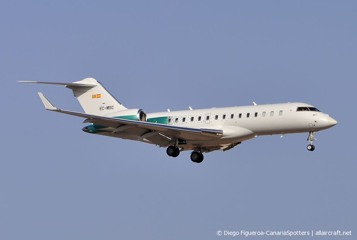 EC-MSC · Bombardier BD-700-1A10 Global 6000 · (LPA / GCLP)
