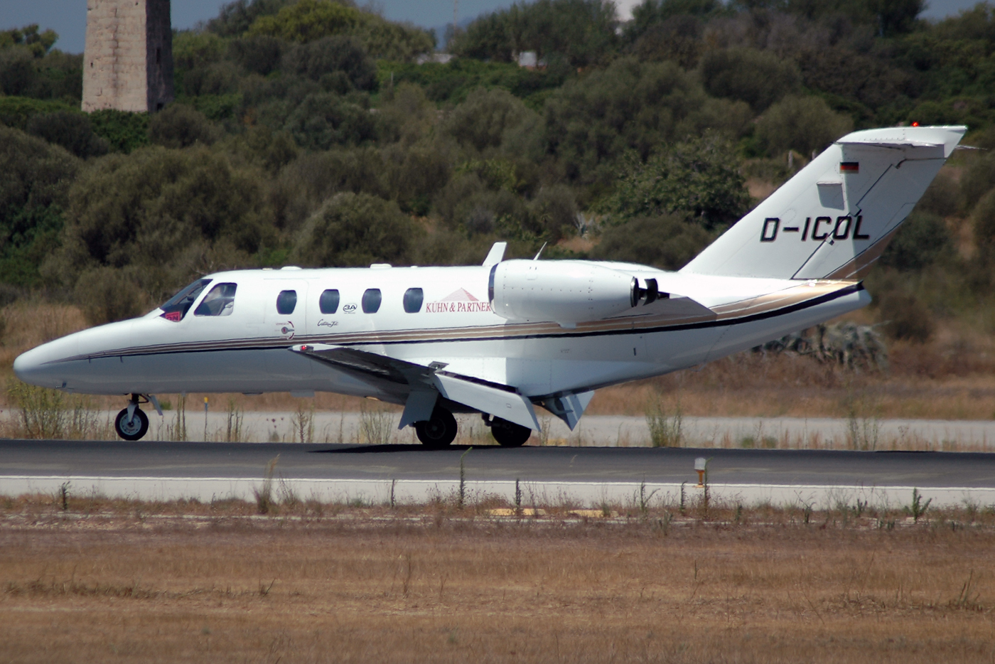 D-ICOL · Cessna 525 CitationJet · (PMI / LEPA / LESJ)