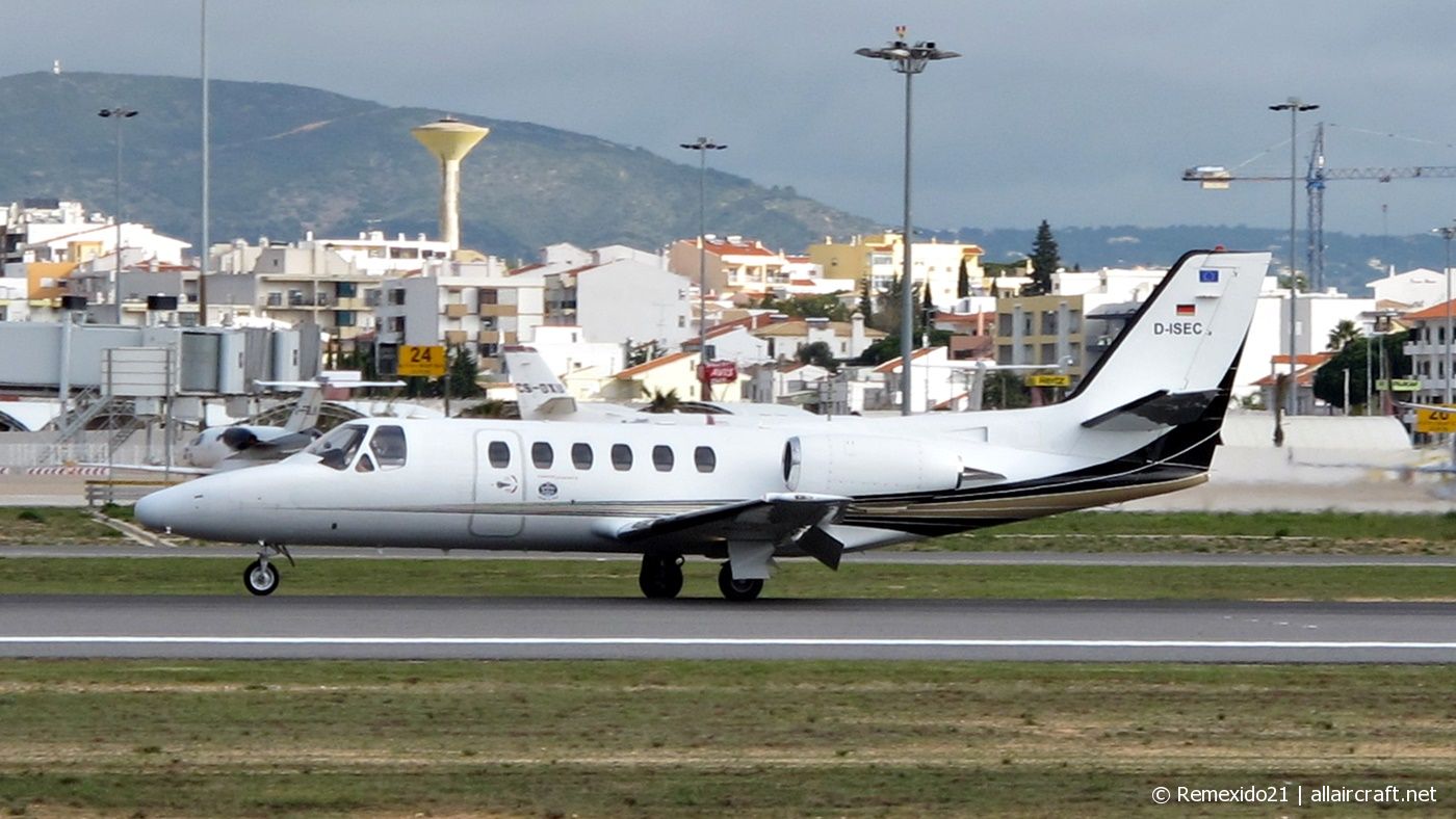 D-ISEC · Cessna 551 Citation II(SP) · (FAO / LPFR)