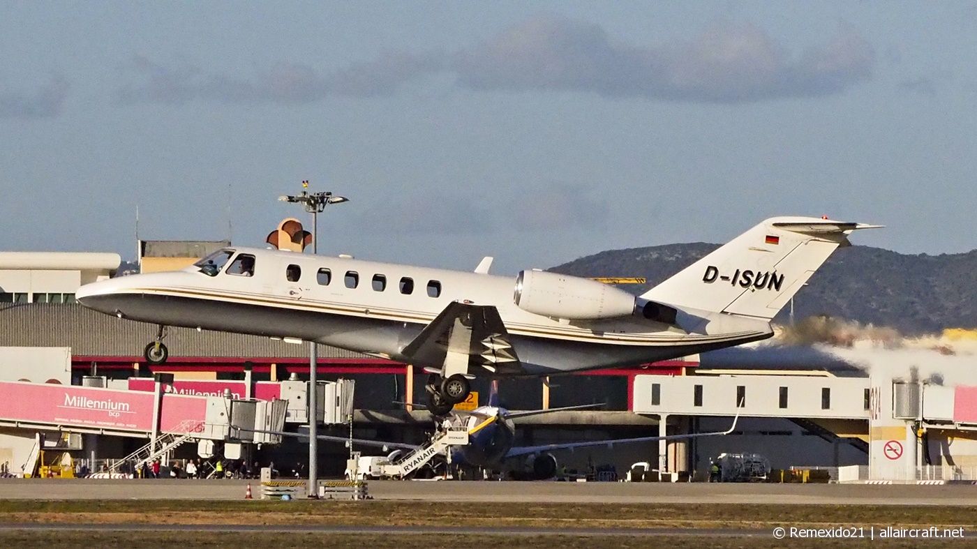 D-ISUN · Cessna 525A CitationJet CJ2 · (FAO / LPFR)