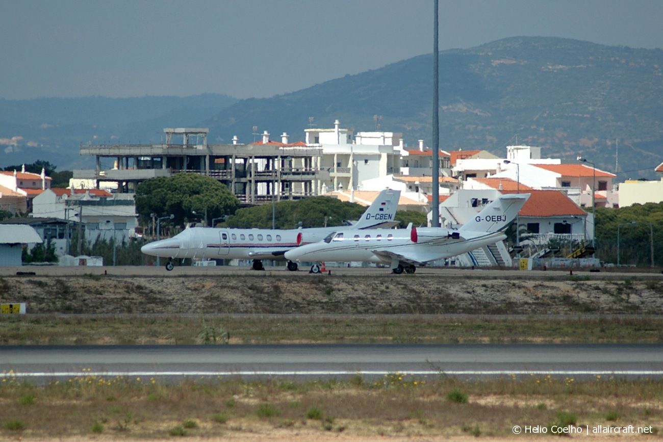 G-OEBJ · Cessna 525 CitationJet CJ1 · (FAO / LPFR)