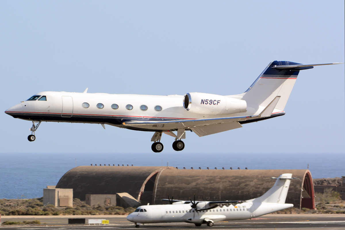 N59CF · Gulfstream Aerospace G450 · (LPA / GCLP)