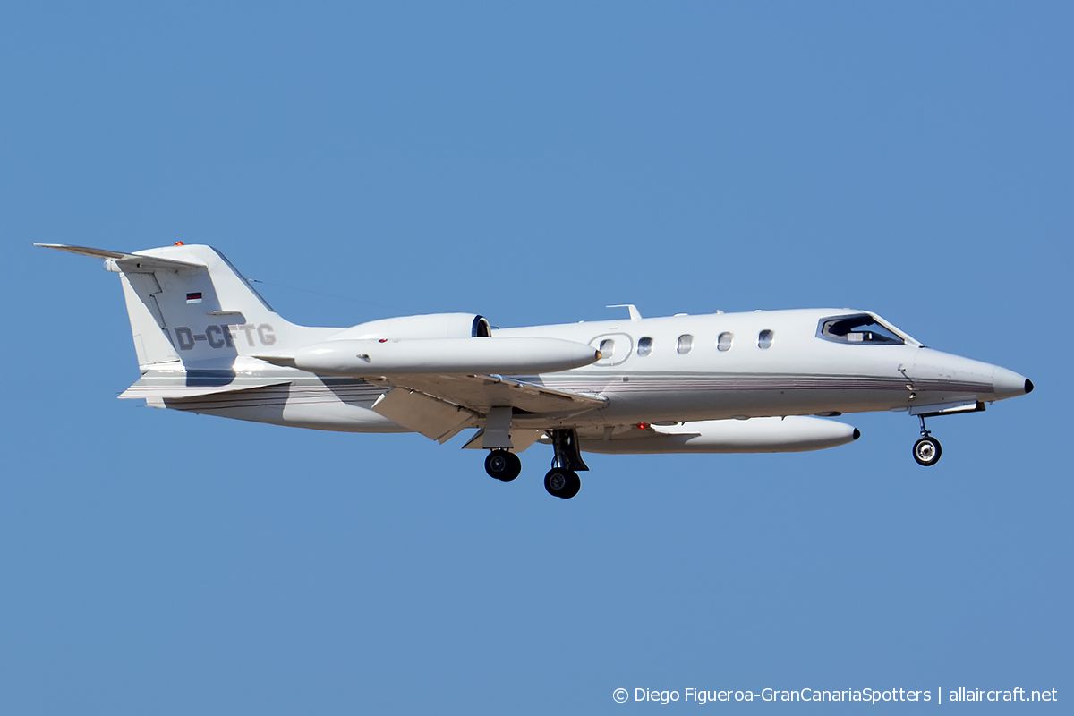 D-CFTG · Gates Learjet 35A · (LPA / GCLP)