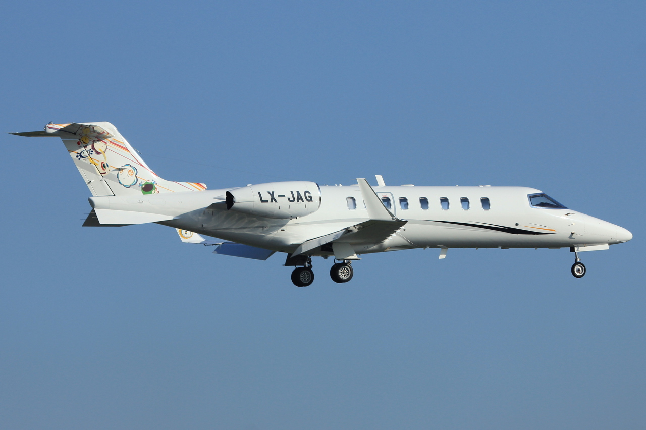 LX-JAG (cn 45-398) Learjet 45