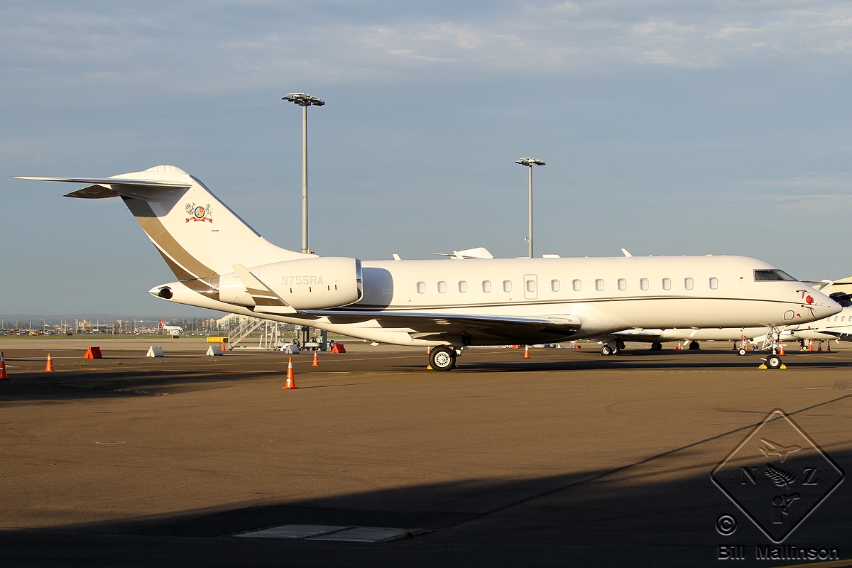N755RA · Bombardier BD-700-1A11 Global 5000 · (SYD / YSSY)