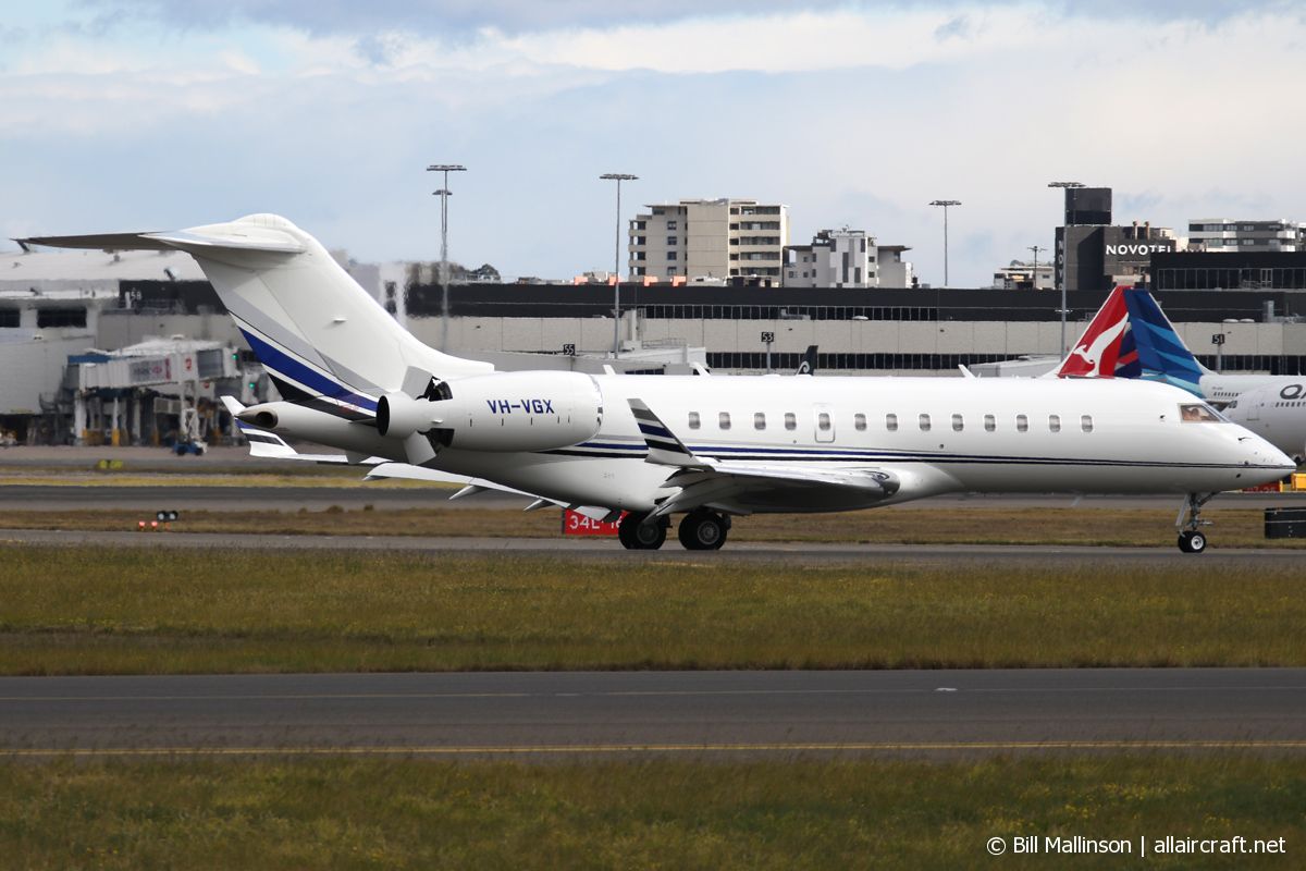 VH-VGX · Bombardier BD-700-1A10 Global Express · (SYD / YSSY)