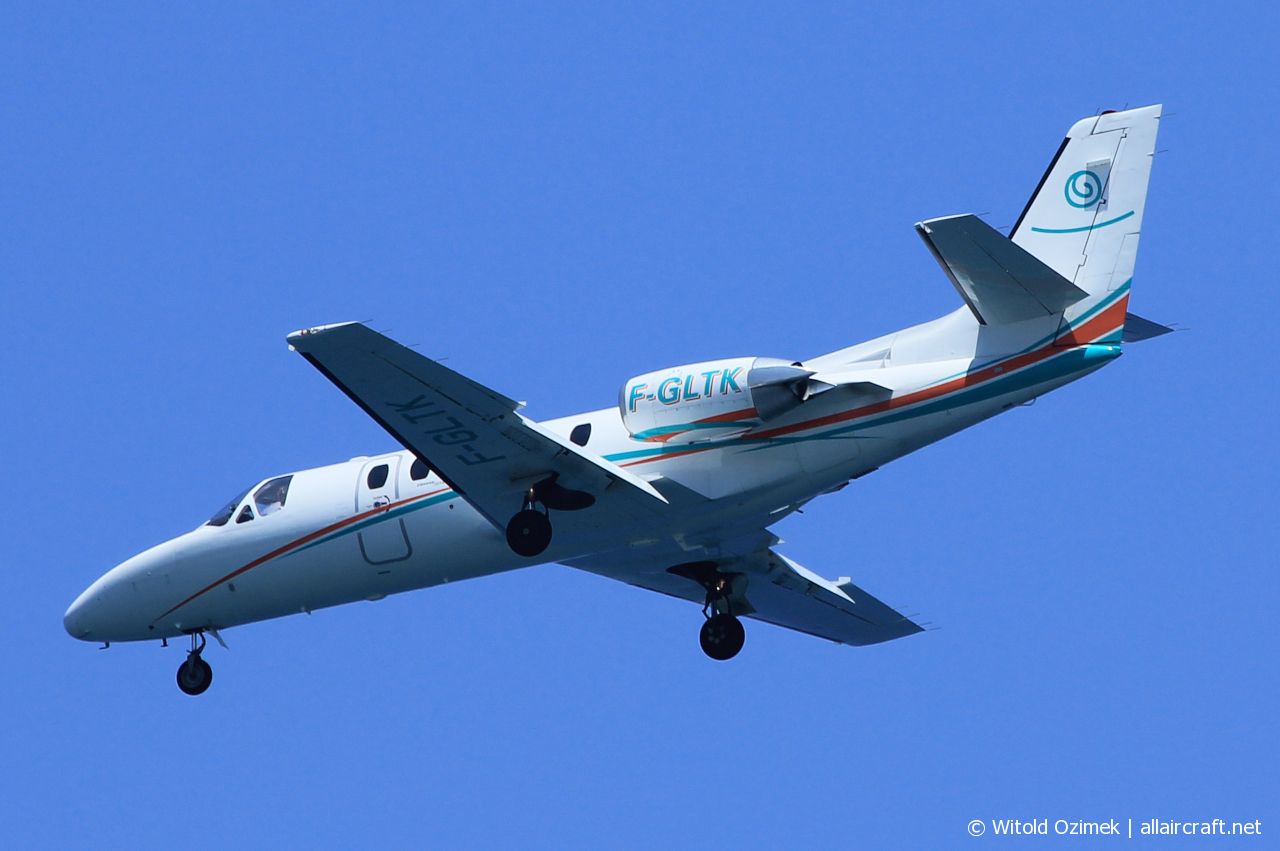 F-GLTK · Cessna 550 Citation II · (HER / LGIR)
