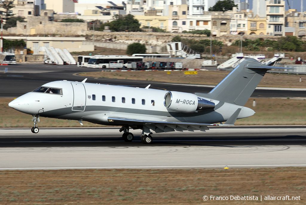 M-ROCA · Bombardier CL-600-2B16 Challenger 605 · (MLA / LMML)