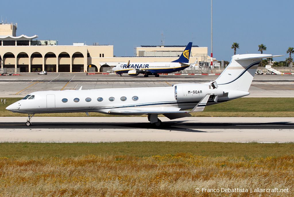 M-SQAR · Gulfstream Aerospace  G550 · (MLA / LMML)