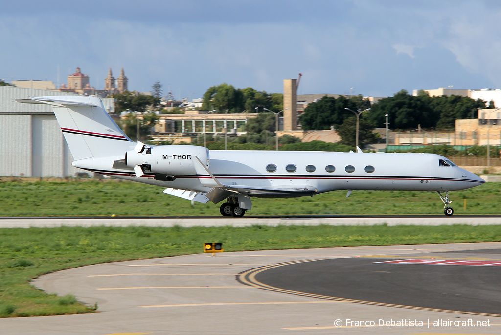 M-THOR · Gulfstream Aerospace G-V · (MLA / LMML)