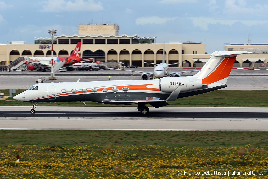 N117AL · Gulfstream Aerospace G550 · (MLA / LMML)