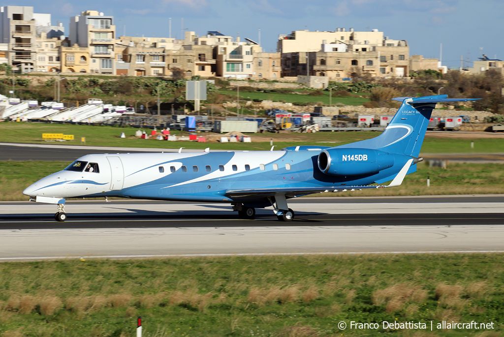 N145DB · Embraer ERJ-135BJ Legacy 600 · (MLA / LMML)