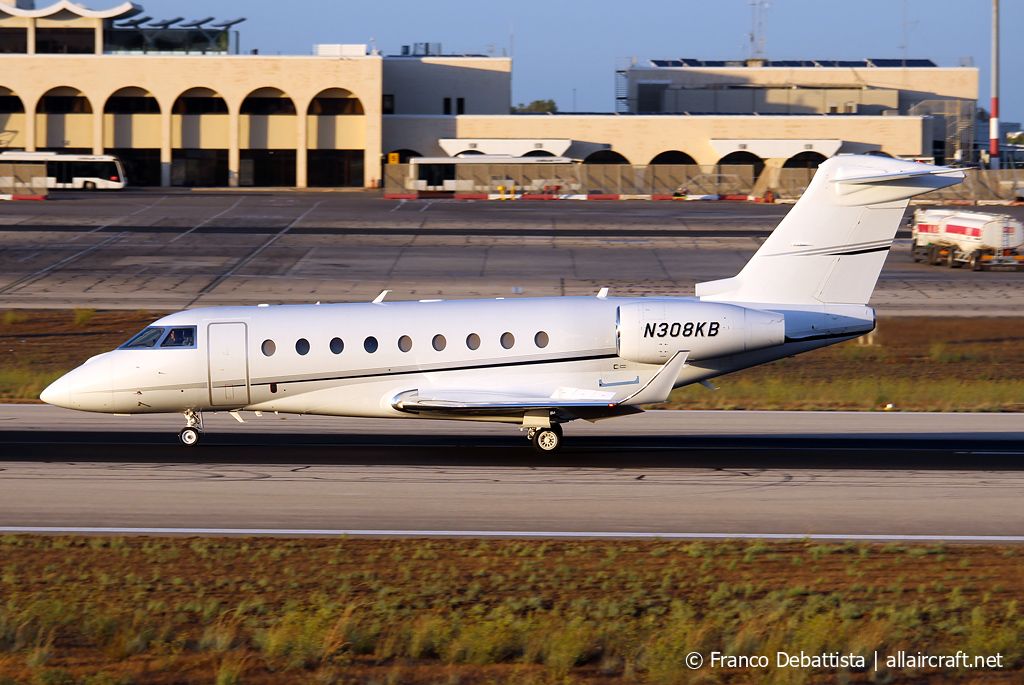 N308KB · Gulfstream G280 · (MLA / LMML)