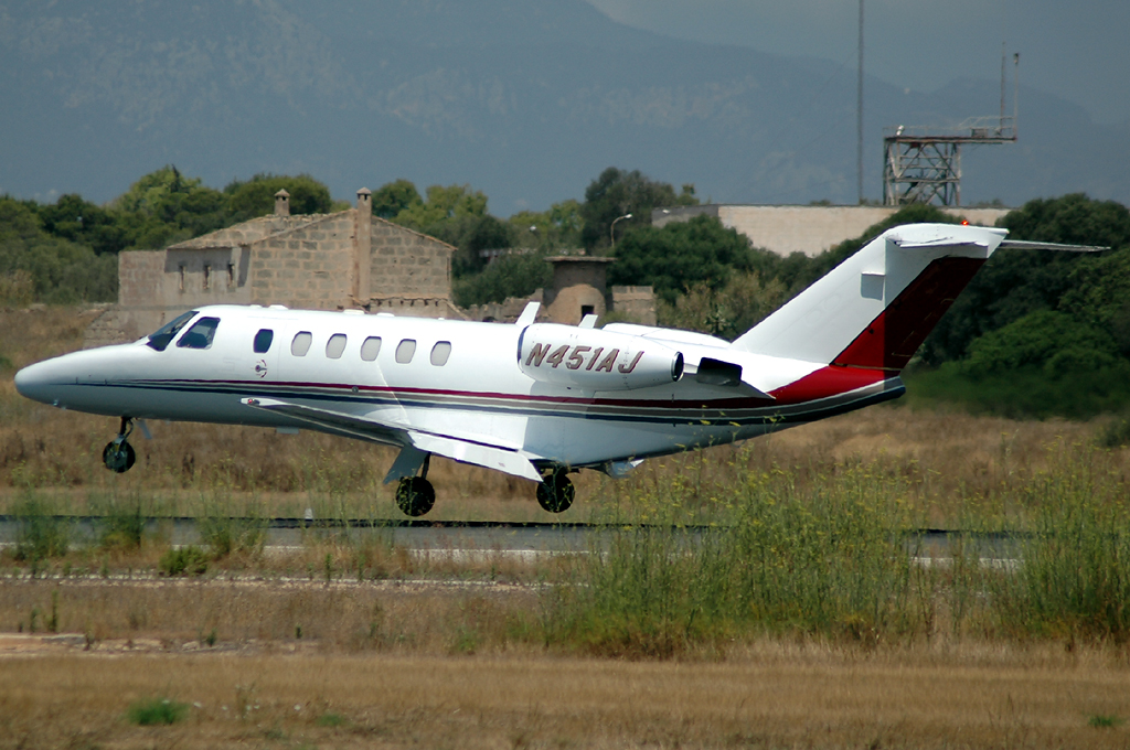 N451AJ · Cessna 525A Citation CJ2 · (PMI / LEPA / LESJ)