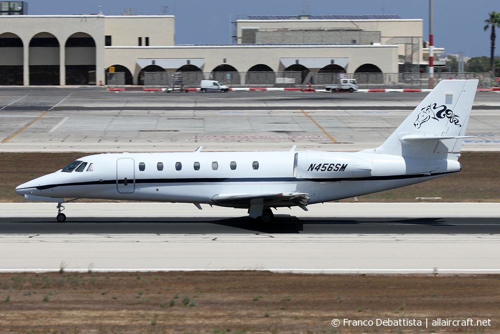 N456SM · Cessna 680 Citation Sovereign · (MLA / LMML)