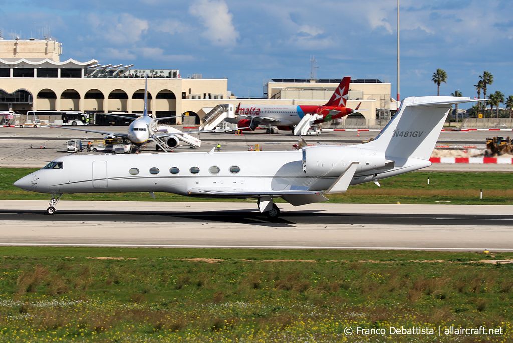 N481GV · Gulfstream Aerospace G-V · (MLA / LMML)