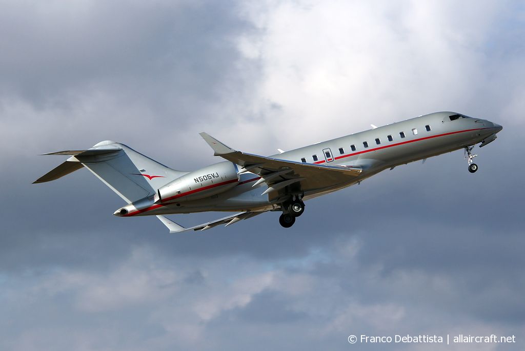 N505VJ · Bombardier BD-700-1A11 Global 5000 · (MLA / LMML)