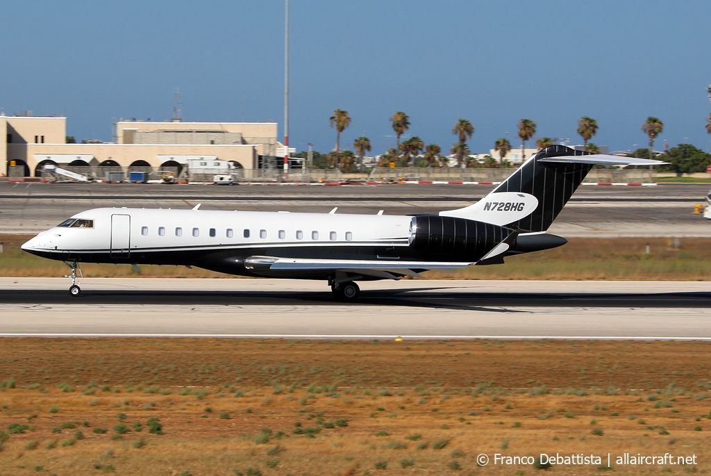 N728HG · Bombardier BD-700-1A10 Global 6000 · (MLA / LMML)