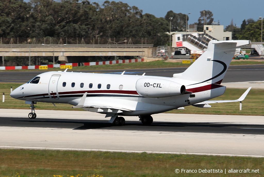 OD-CXL · Embraer EMB-550 Legacy 500 · (MLA / LMML)