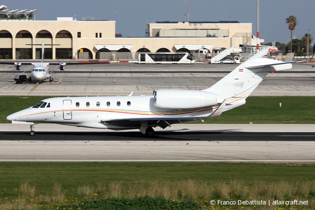 OE-HUB · Cessna 750 Citation X · (MLA / LMML)