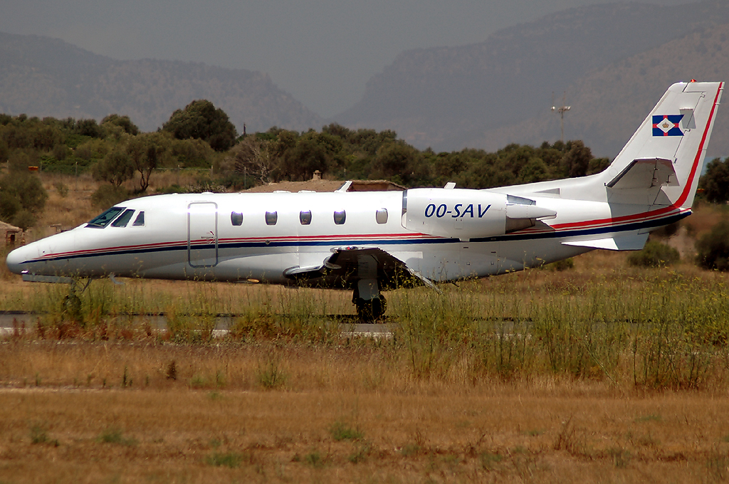 OO-SAV · Cessna 560XL Citation Excel · (PMI / LEPA / LESJ)