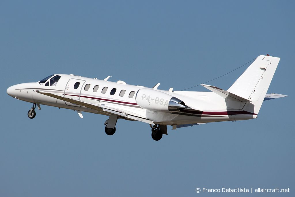 P4-BSA · Cessna 560 Citation Ultra · (MLA / LMML)