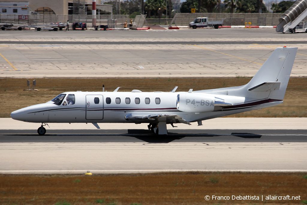 P4-BSA · Cessna 560 Citation · (MLA / LMML)