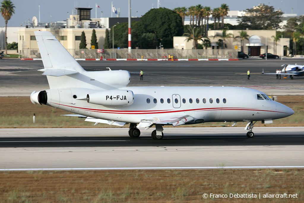 P4-FJA · Dassault Falcon 900DX · (MLA / LMML)