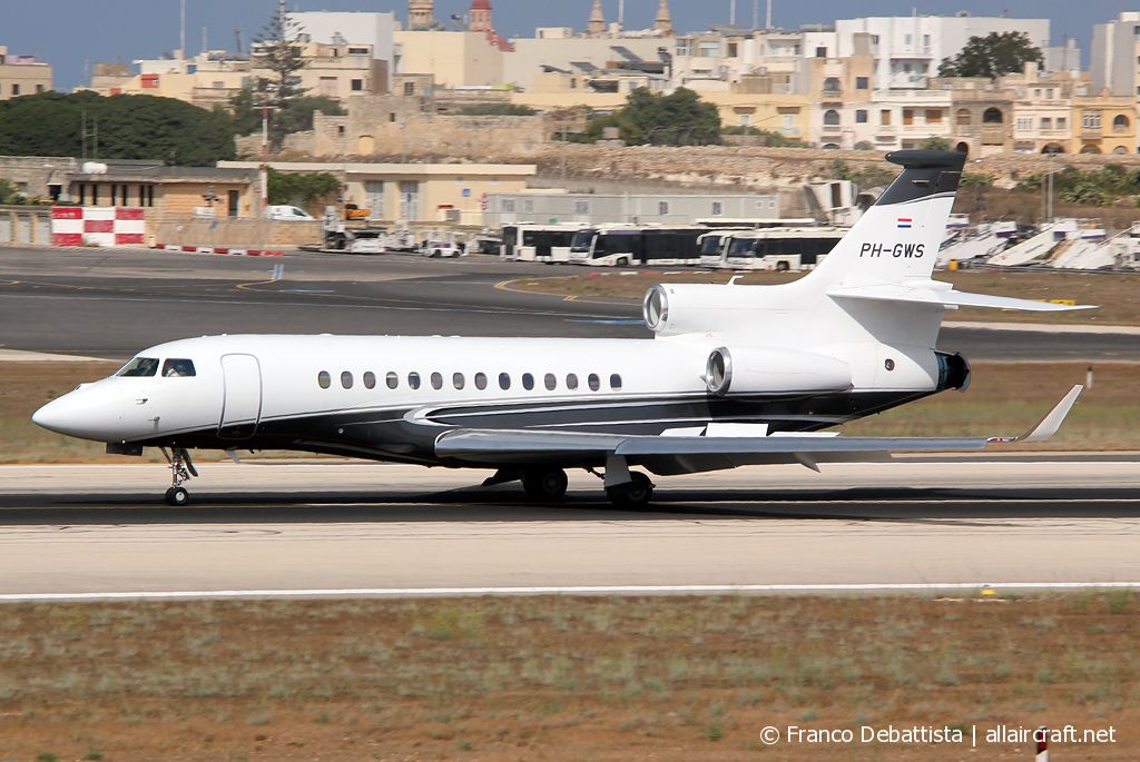 PH-GWS · Dassault Falcon 7X · (MLA / LMML)