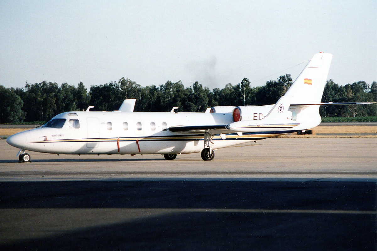 EC-GIB · Israel Aircraft Industries IAI-1124 Westwind II · (SVQ / LEZL)