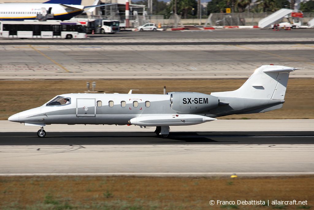 SX-SEM · Gates Learjet 35A · (MLA / LMML)