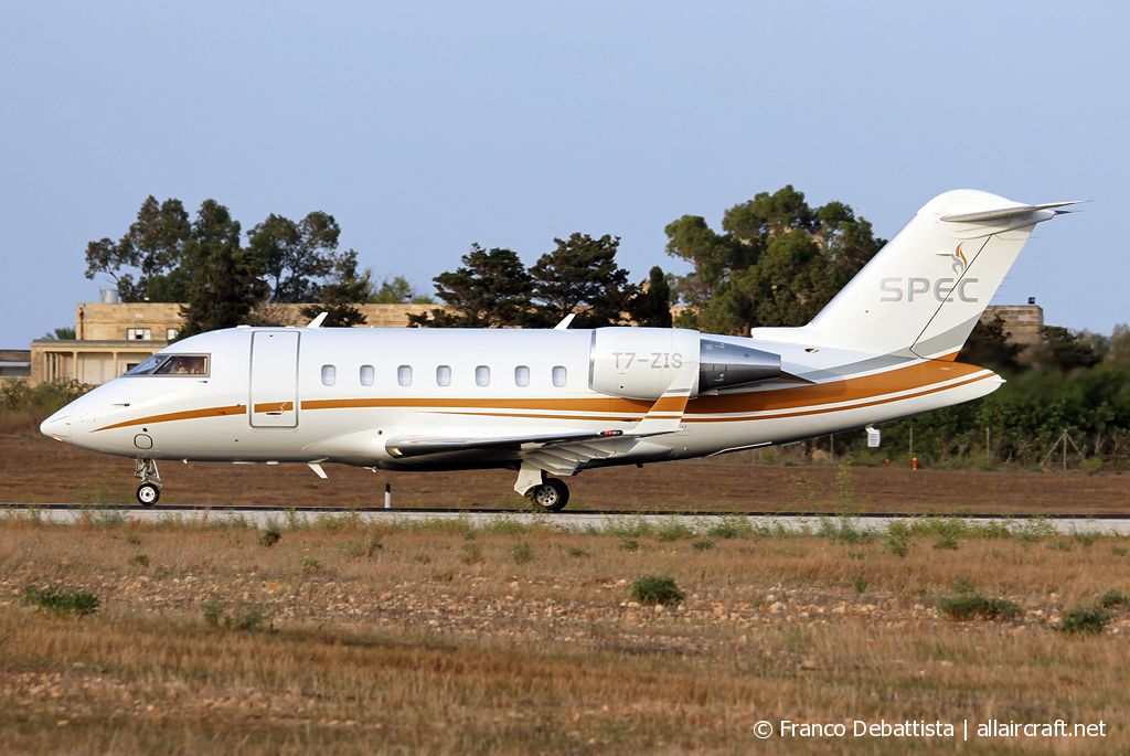 T7-ZIS · Bombardier CL-600 - 2B16 Challenger 650 · (MLA / LMML)