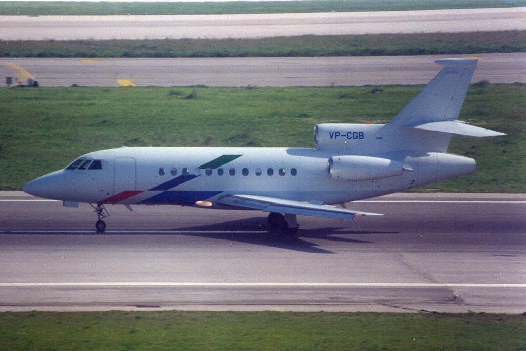VP-CGB · Dassault Falcon 900B · (LIS / LPPT)