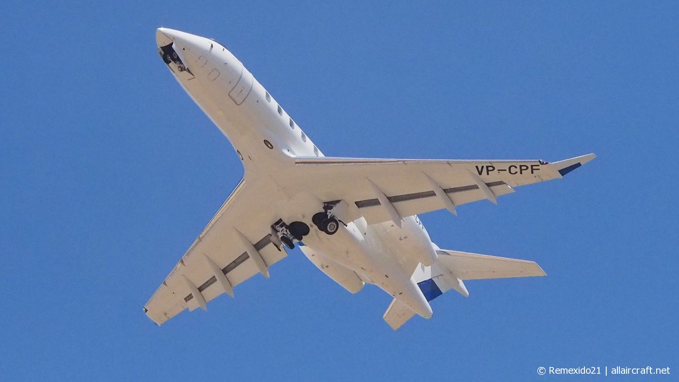 VP-CPF · Bombardier BD-100-1A10 Challenger 300 · (FAO / LPFR)