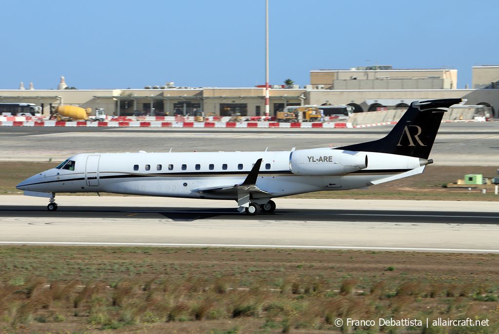 YL-ARE · Embraer ERJ-135BJ Legacy 600 · (MLA / LMML)