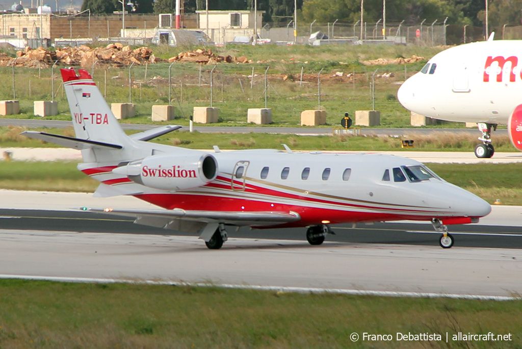 YU-TBA · Cessna 560XL Citation XLS+ · (MLA / LMML)